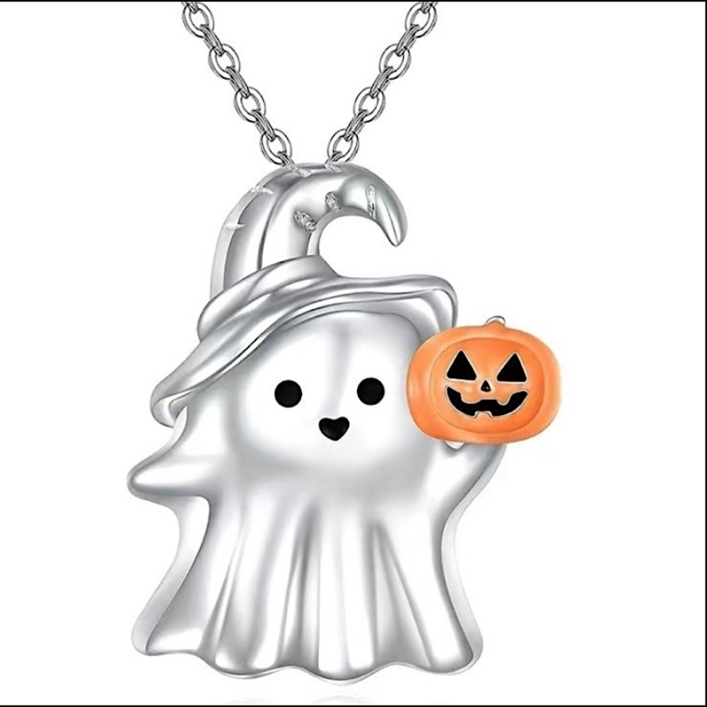 Necklace Spooky Little Witch hat Wizard Ghost Pumpkin Jack o lantern New Jewelry